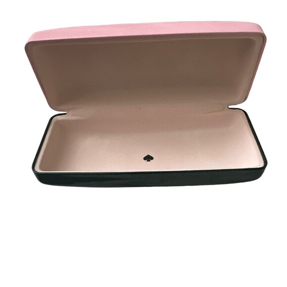 Kate Spade Large Hard Eye Glass Case - New - Pink and Green - NWOT - Picture 2 of 4